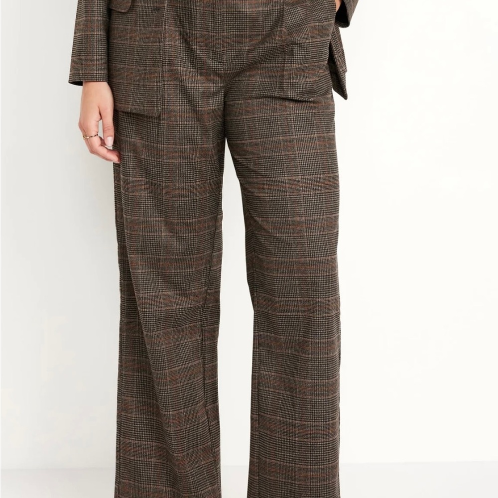 Taylor Plaid Trousers - Brown XXL - Picture 1 of 6